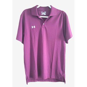 Under Armour HeatGear Loose Fit Polo - Golf Men's SMALL fits like MED (MJ043)